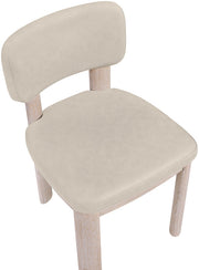 Paloma Vegan Leather Upholstered Dining Chair in Taupe, Set of 2 - 88052Taupe-C