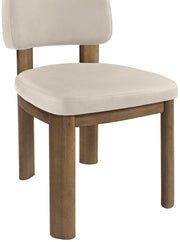 Paloma Vegan Leather Upholstered Dining Chair in Taupe, Set of 2 - 88053Taupe-C