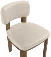 Paloma Vegan Leather Upholstered Dining Chair in Taupe, Set of 2 - 88053Taupe-C
