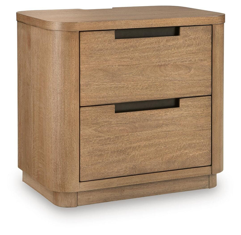 Pamaria Light Brown Nightstand - PCB802-92