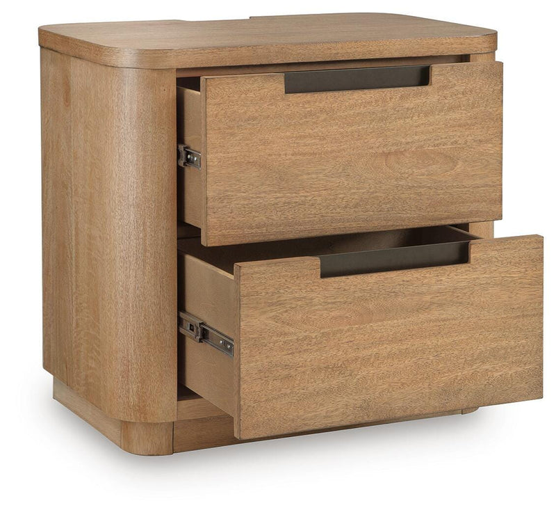 Pamaria Light Brown Nightstand - PCB802-92