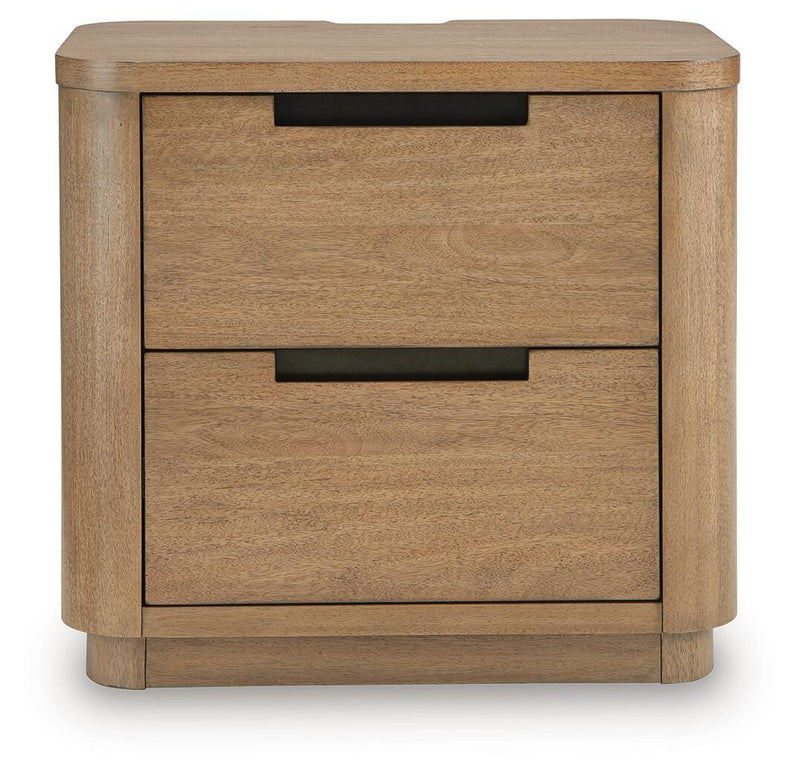 Pamaria Light Brown Nightstand - PCB802-92