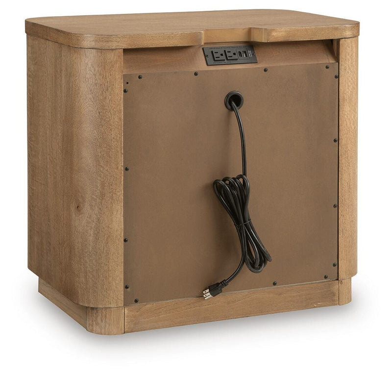 Pamaria Light Brown Nightstand - PCB802-92