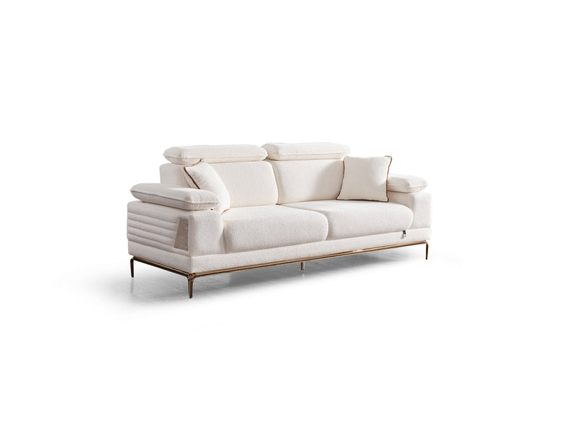 Pamukkale 3-pieces (Sofa & Loveseat & Chair) Livingroom in Beige - 200-ELIF-PAM-A215-321