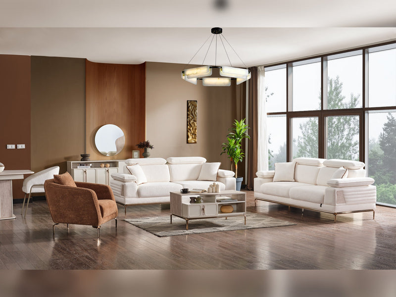 Pamukkale Chair in Brown - 200-ELIF-PAM-A214-B