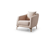Pamukkale Chair in Brown - 200-ELIF-PAM-A214-B