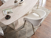 Pamukkale Diningroom (Consol With Mirror & Dining Table & 6 Dining Chair) - 200-ELIF-PAM-A212-DT-6-SET