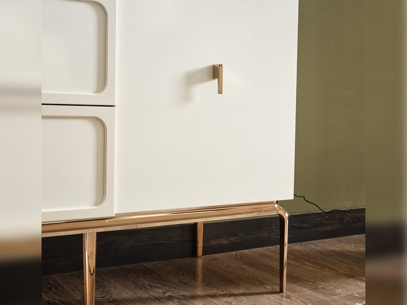 Pamukkale Dresser With Mirror & Ottoman - 200-ELIF-PAM-A211-DR