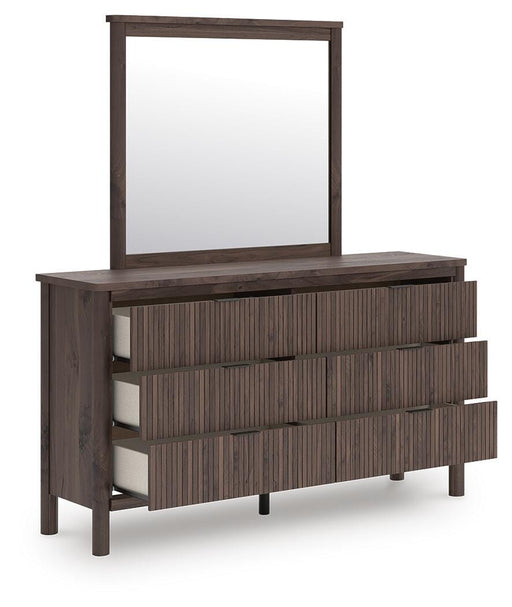Pamytta Brown Dresser and Mirror - PCB2614B1
