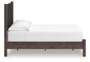 Pamytta Brown Full Upholstered Panel Platform Bed - PCB2614B10