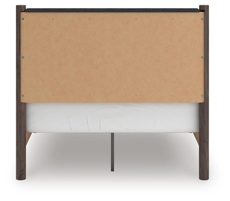 Pamytta Brown Full Upholstered Panel Platform Bed - PCB2614B10
