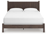Pamytta Brown King Panel Bed, Dresser, Mirror and Nightstand - PCB2614B31
