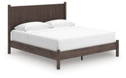 Pamytta Brown King Panel Platform Bed - PCB2614B27