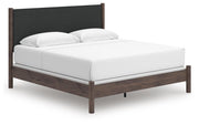 Pamytta Brown King Upholstered Panel Bed - PCB2614B29