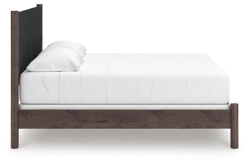 Pamytta Brown King Upholstered Panel Bed - PCB2614B29