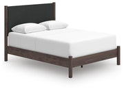Pamytta Brown Queen Upholstered Panel Bed - PCB2614B24