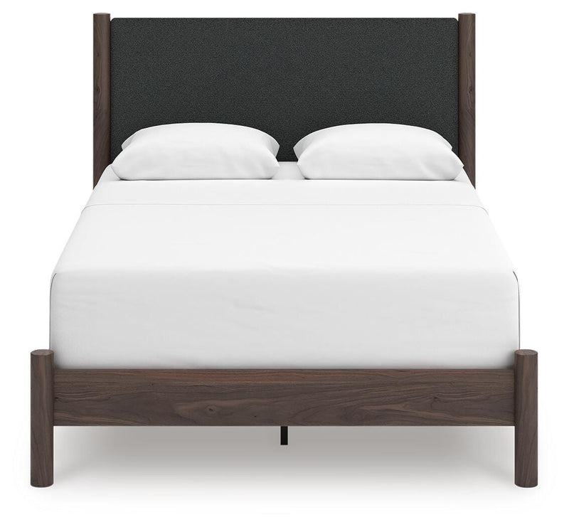Pamytta Brown Queen Upholstered Panel Bed - PCB2614B24