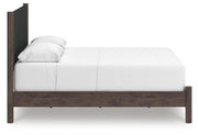 Pamytta Brown Queen Upholstered Panel Bed - PCB2614B24