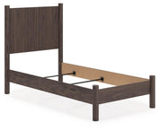 Pamytta Brown Twin Panel Bed - PCB2614B14