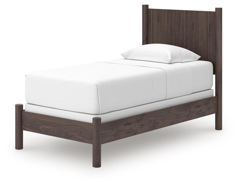 Pamytta Brown Twin Panel Bed - PCB2614B14