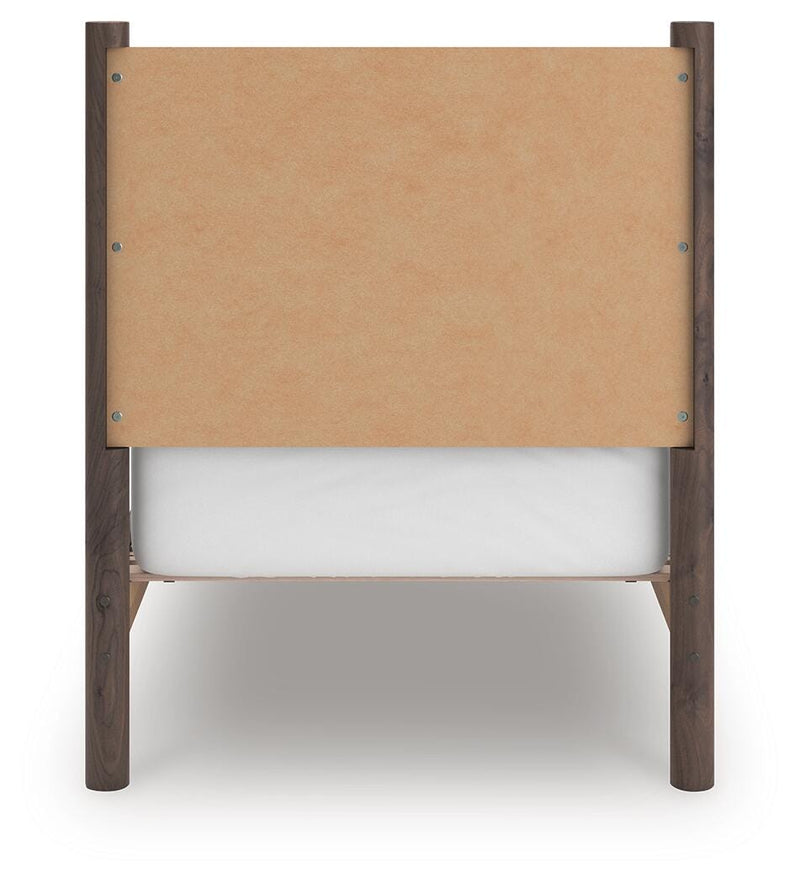 Pamytta Brown Twin Panel Platform Bed - PCB2614B2