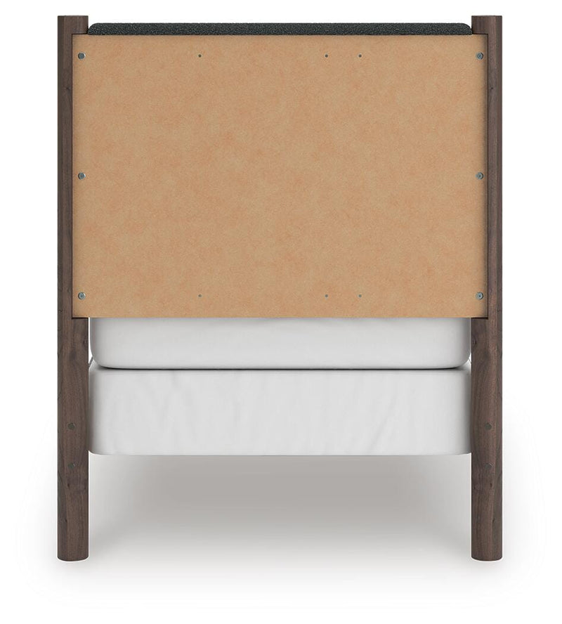 Pamytta Brown Twin Upholstered Panel Bed - PCB2614B20