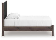 Pamytta Brown Twin Upholstered Panel Platform Bed - PCB2614B8
