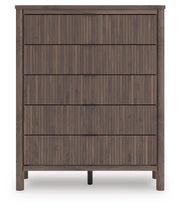 Pamytta Full Panel Bed, Chest and  Nightstand in Brown - PKG022768