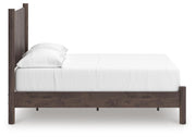Pamytta Full Panel Platform Bed, Chest and  Nightstand in Brown - PKG022756