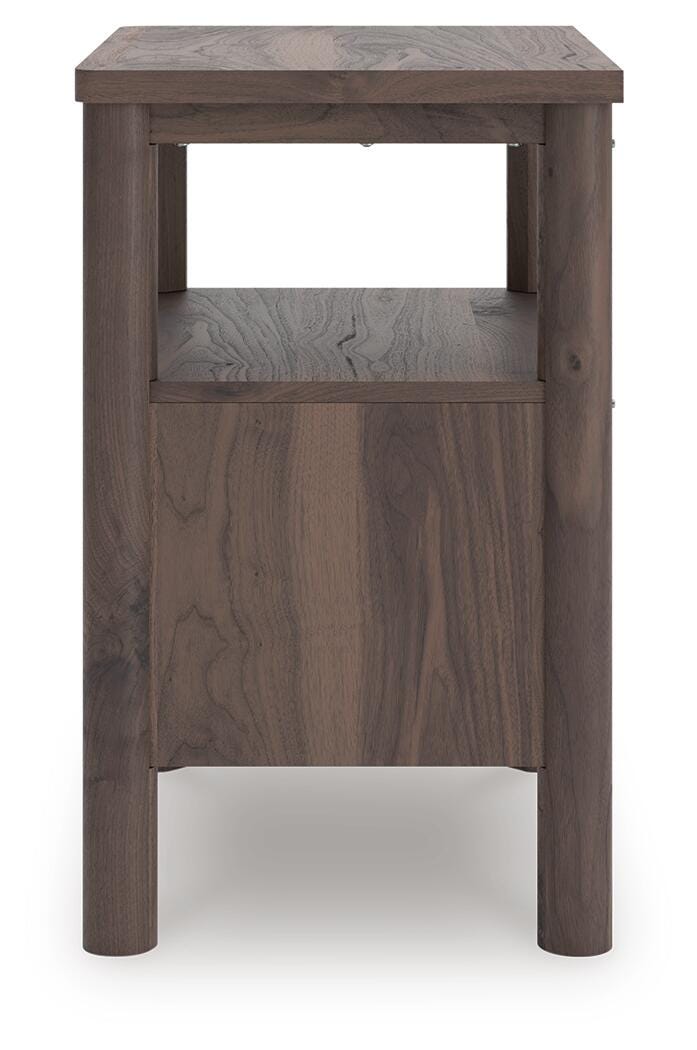 Pamytta Full Panel Platform Bed, Chest and  Nightstand in Brown - PKG022756