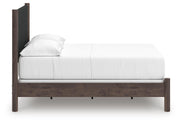 Pamytta Full Upholstered Panel Bed, Dresser and Mirror - PCB2614B23