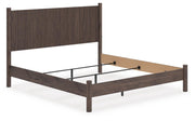 Pamytta King Panel Bed, Chest and  Nightstand in Brown - PKG022778