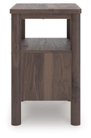 Pamytta King Panel Bed, Chest and  Nightstand in Brown - PKG022778
