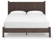 Pamytta King Panel Platform Bed and Dresser in Brown - PKG022745