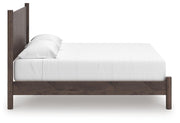 Pamytta King Panel Platform Bed, Chest and  Nightstand in Brown - PKG022780