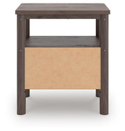 Pamytta King Panel Platform Bed, Chest and  Nightstand in Brown - PKG022780