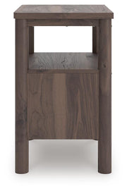 Pamytta King Panel Platform Bed, Chest and  Nightstand in Brown - PKG022780