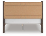 Pamytta Queen Panel Platform Bed and Dresser in Brown - PKG022679