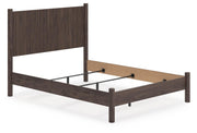 Pamytta Queen Panel Platform Bed, Dresser and Mirror - PCB2614B7