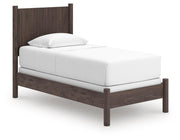 Pamytta Twin Panel Bed, Chest and  Nightstand in Brown - PKG022766