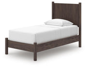 Pamytta Twin Panel Platform Bed, Dresser and Mirror - PCB2614B3