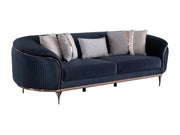 Pandora 100" Wide Striped Sofa - Gate FurnitureSofas