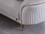 Pandora 100" Wide Striped Sofa - Gate FurnitureSofas