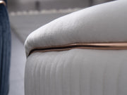 Pandora 100" Wide Striped Sofa - Gate FurnitureSofas