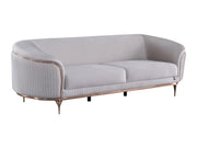 Pandora 100" Wide Striped Sofa - Gate FurnitureSofas