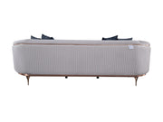 Pandora 100" Wide Striped Sofa - Gate FurnitureSofas