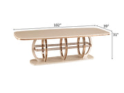 Paris 102" Wide 10 Person Dining Table - Gate FurnitureDining Tables