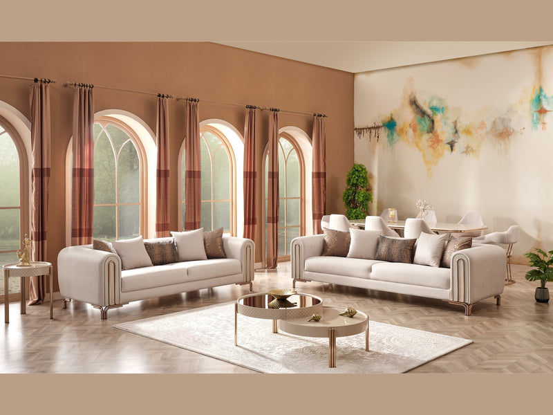 Paris 106" Wide Tuxedo Arm 4 Seater Sofa - Gate FurnitureSofas