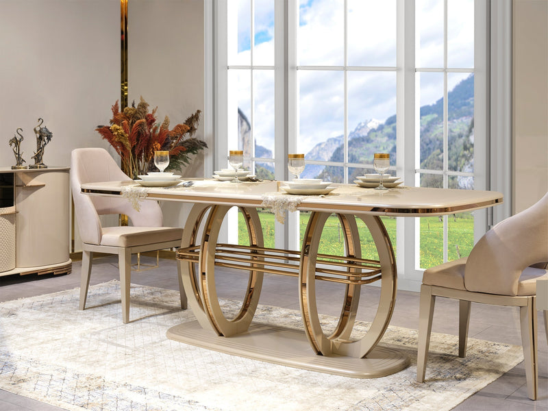 Paris 6 Person Dining Room Set - Gate FurnitureDining Room Sets