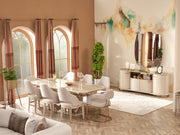 Paris 8 Person Dining Room Set - Gate FurnitureDining Room Sets